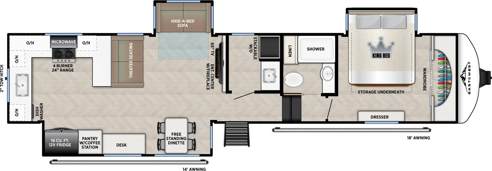 Blackthorn 3750LK Floorplan